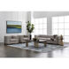 Alto 47 X 47 inch Espresso / Antique Brass Coffee Table